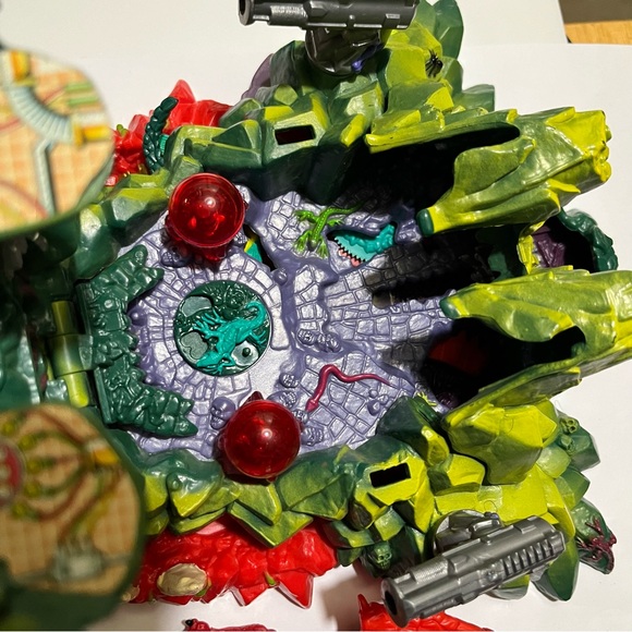 VINTAGE MIGHTY MAX BLUEBIRD DRAGON ISLAND PLAYSET 1993 ELECTRONIC TOY - Picture 2 of 4